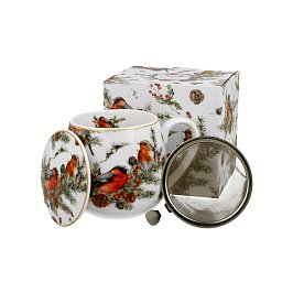 Obrázek pro produkt Hrnek byl. Christmas Birds 0,43l porcelán