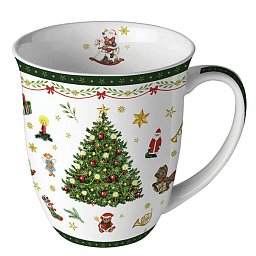 Obrázek pro produkt Hrnek Christmas Evergreen 0,4l porcelán