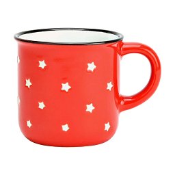 Obrázek pro produkt Hrnek Espresso Star 6x6x6cm porcelán