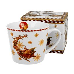 Obrázek pro produkt Hrnek Santa na saních 0,61l porcelán