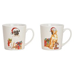 Obrázek pro produkt Hrnek Christmas Dog 0,48l porcelán