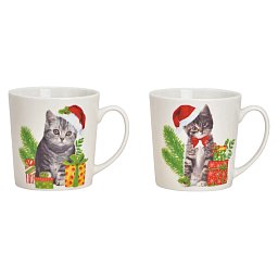 Obrázek pro produkt Hrnek Christmas Cat 0,48l porcelán