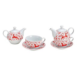 Obrázek pro produkt Set pro jednoho Red Deer 0,4l porcelán