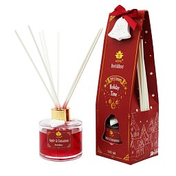 Obrázek pro produkt Tyčinkový difuzér Apple & Cinnamon Holiday Time 100ml