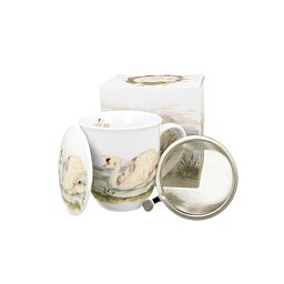 Obrázek pro produkt Hrnček byl. Labuť 0,4l porcelán