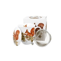 Obrázek pro produkt Hrnček byl. Veverička 0,4l porcelán