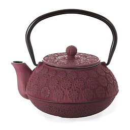 Obrázek pro produkt Čajník Shenmi 0,6l tmavočervený litina