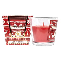 Sviečka Let it Snow 120g Obrázek pro produkt Sviečka Let it Snow 120g