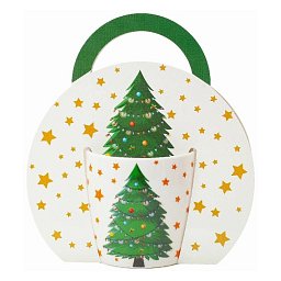 Hrnček Stromček 0,3l porcelán Obrázek pro produkt Hrnček Stromček 0,3l porcelán