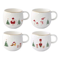 Obrázek pro produkt Hrnček Let It Snow 0,4l (4druhy) porcelán