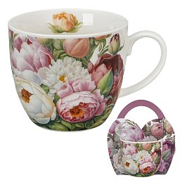 Obrázek pro produkt Hrnček Peonies 0,46l porcelán