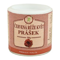 Obrázek pro produkt Červená růže - květinový prášek 50g