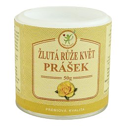 Obrázek pro produkt Žlutá růže - květinový prášek 50g