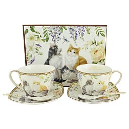 Obrázek pro produkt Set pro dva Cute Cats 0,25l