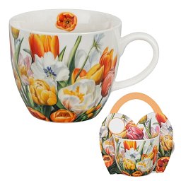 Obrázek pro produkt Hrnek Tulips 0,46l porcelán