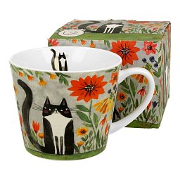 Obrázek pro produkt Hrnek Kočičí svět na louce 0,6l porcelán