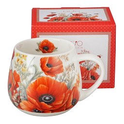 Obrázek pro produkt Hrnek Poppies 0,43l porcelán