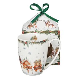 Obrázek pro produkt Hrnek Vánoční vesnička 0,36l porcelán