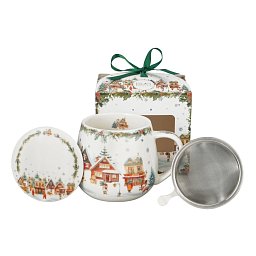 Obrázek pro produkt Hrnek byl. Vánoční vesnička 0,43l porcelán