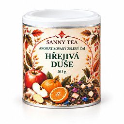 Obrázek pro produkt Zelený čaj Hrejivá duša v dóze 50g