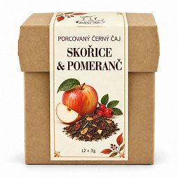 Obrázek pro produkt Jesenná edícia Čierny čaj Škorica pomaranč