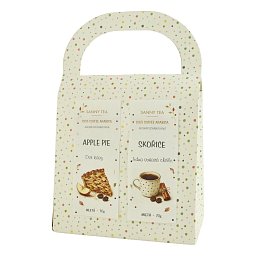 Obrázek pro produkt Dárková taška Kávové duo - Jablko & Skořice