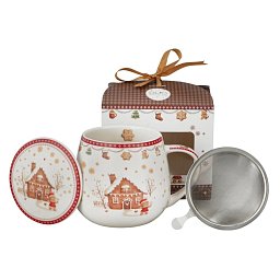 Obrázek pro produkt Hrnek byl. Perníková chaloupka 0,43l porcelán