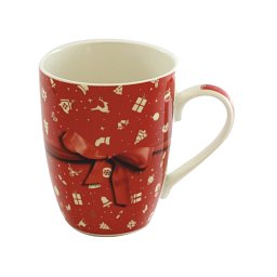 Obrázek pro produkt Hrnek Merry Christmas - mašle 0,34l porcelán