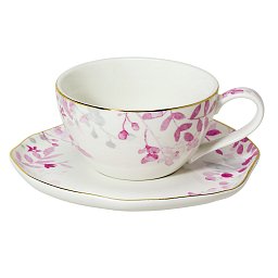 Obrázek pro produkt Šálek s podšálkem Paradise 0,25l porcelán