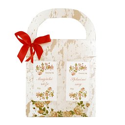 Obrázek pro produktDarčeková taška Z lásky Ruže šťastia