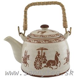 Obrázek pro produkt Čajník Santai hnědý 0,8l porcelán