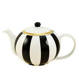 Obrázek pro produkt Čajník Black & White 0,85l porcelán